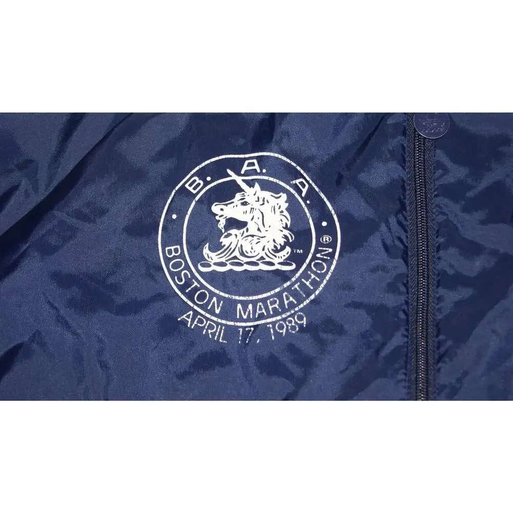 VTG Boston Athletic Association 93rd Boston Marathon 1989 Adidas Zip Jacket XL